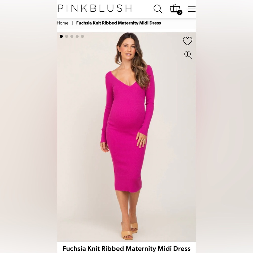Maternity Pink Dress